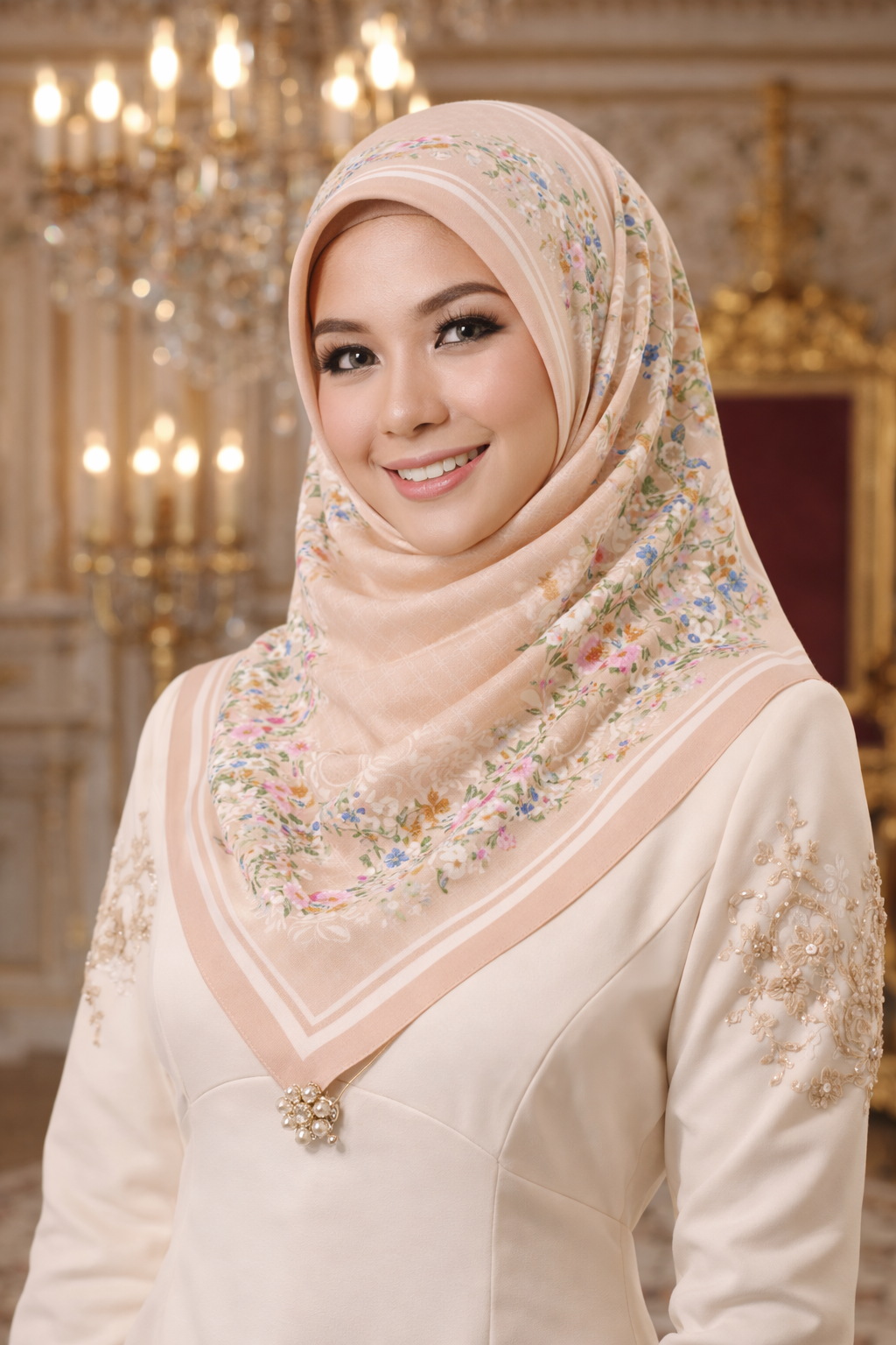 Regalia Floral Shawl