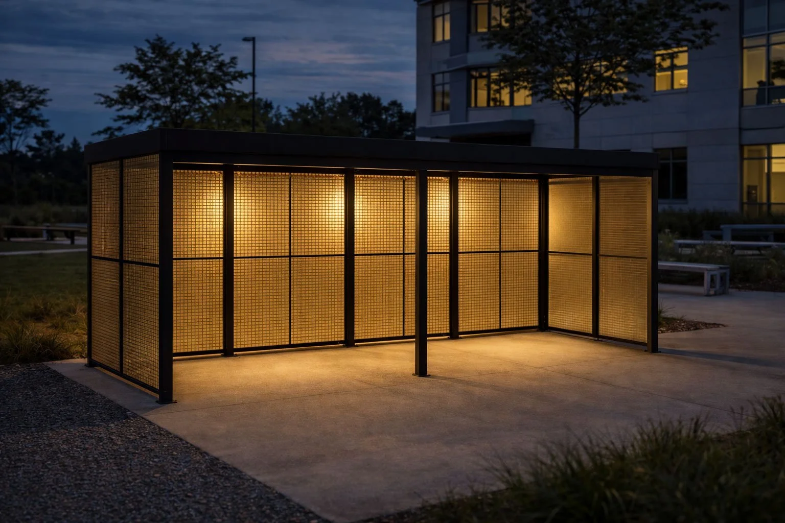 SR Sykkel leskur med belysning. 