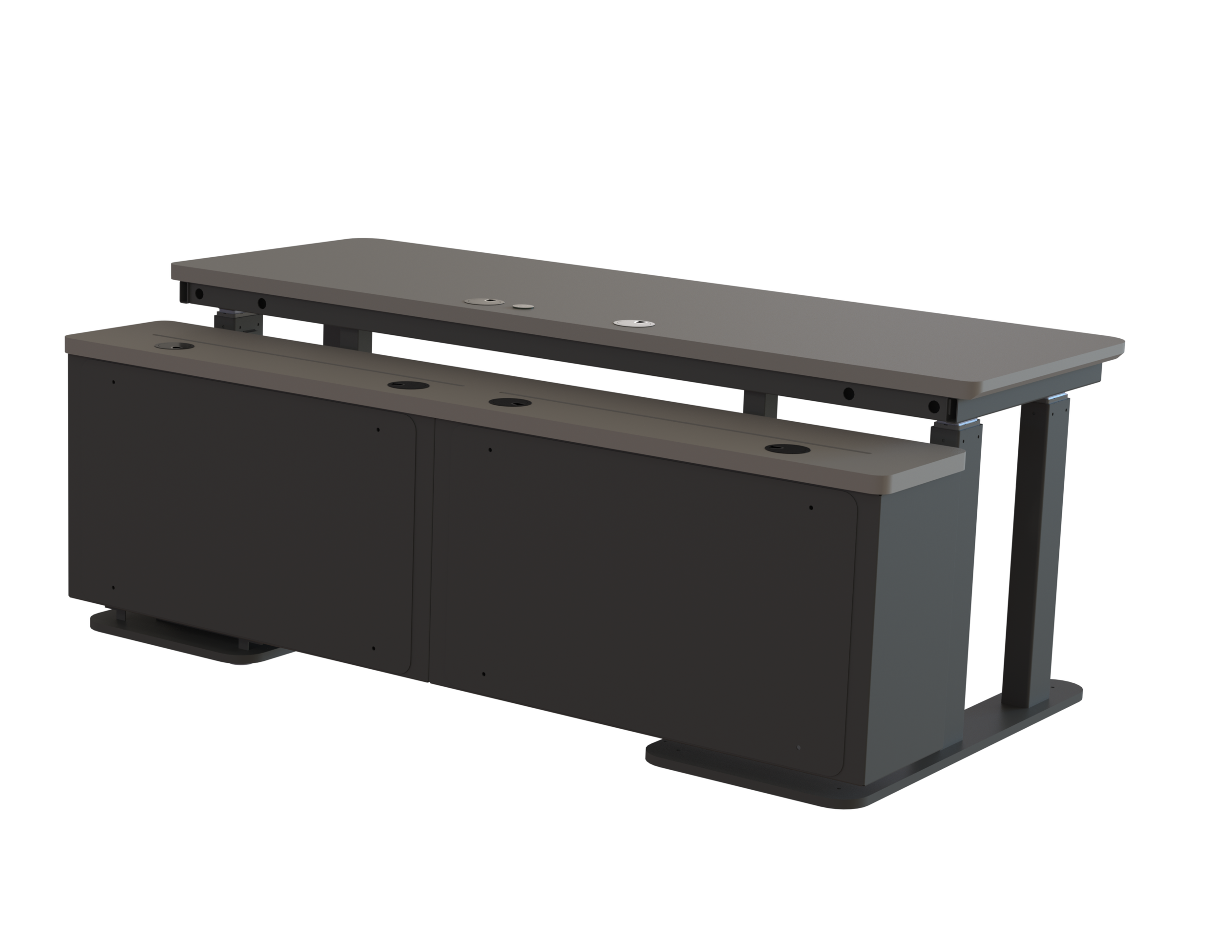 Operatørbord med teknisk rom for utstyr