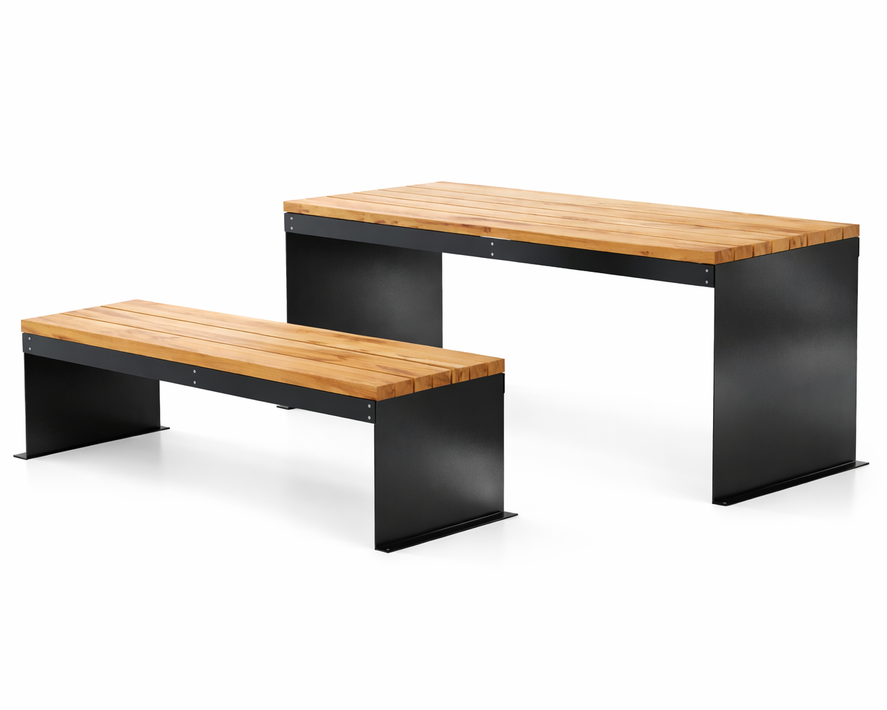 To benker i serien SR Oscar - benk og bord