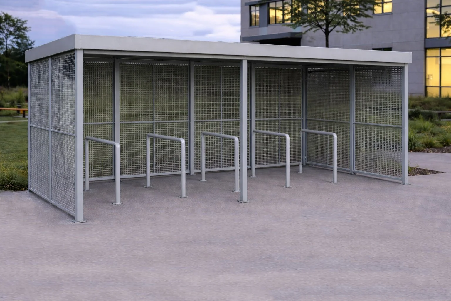 SR Sykkel leskur med plass til mange sykler