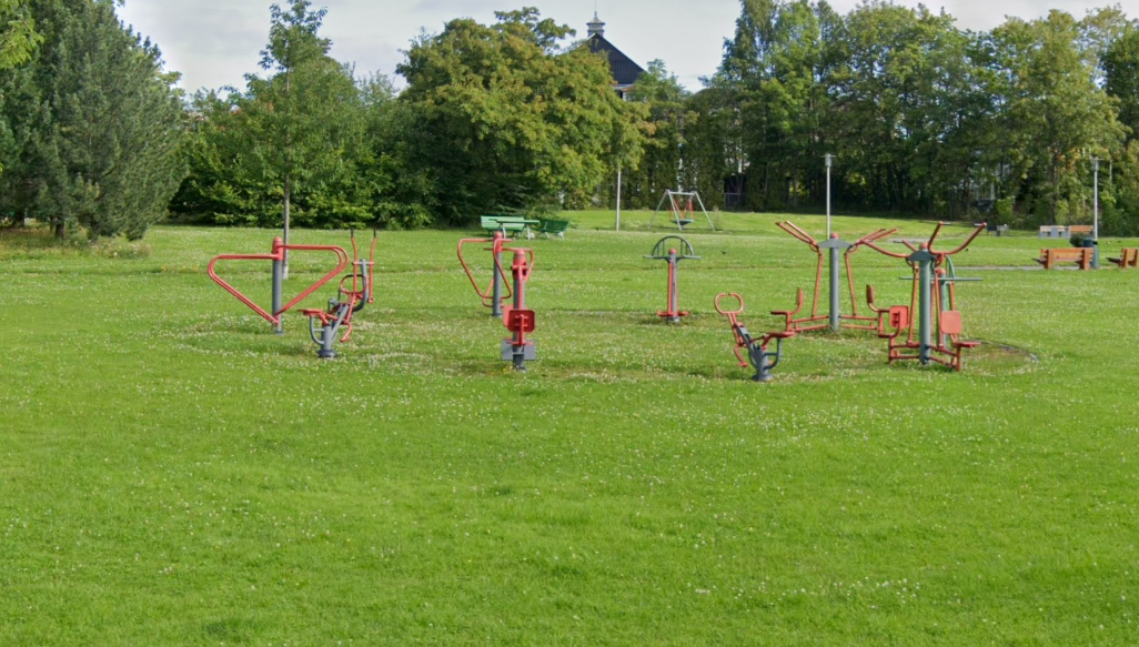treningspark for eldre i park