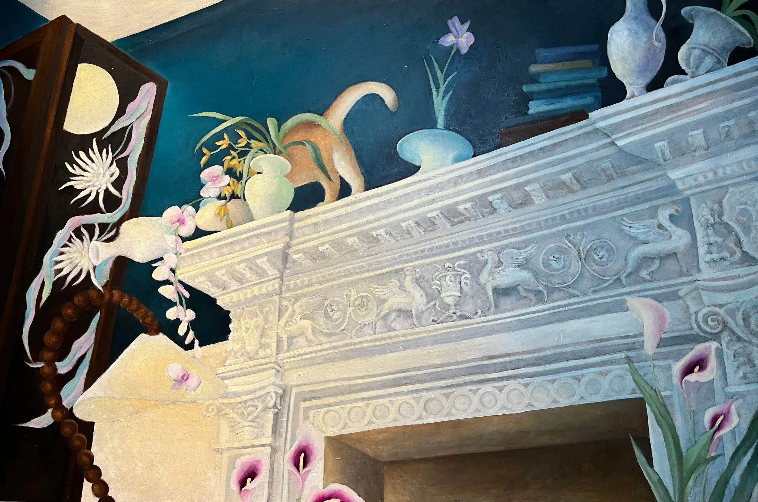 像月光一樣 Like moonlight |2024 |145.5x97 cm |Oil on panel