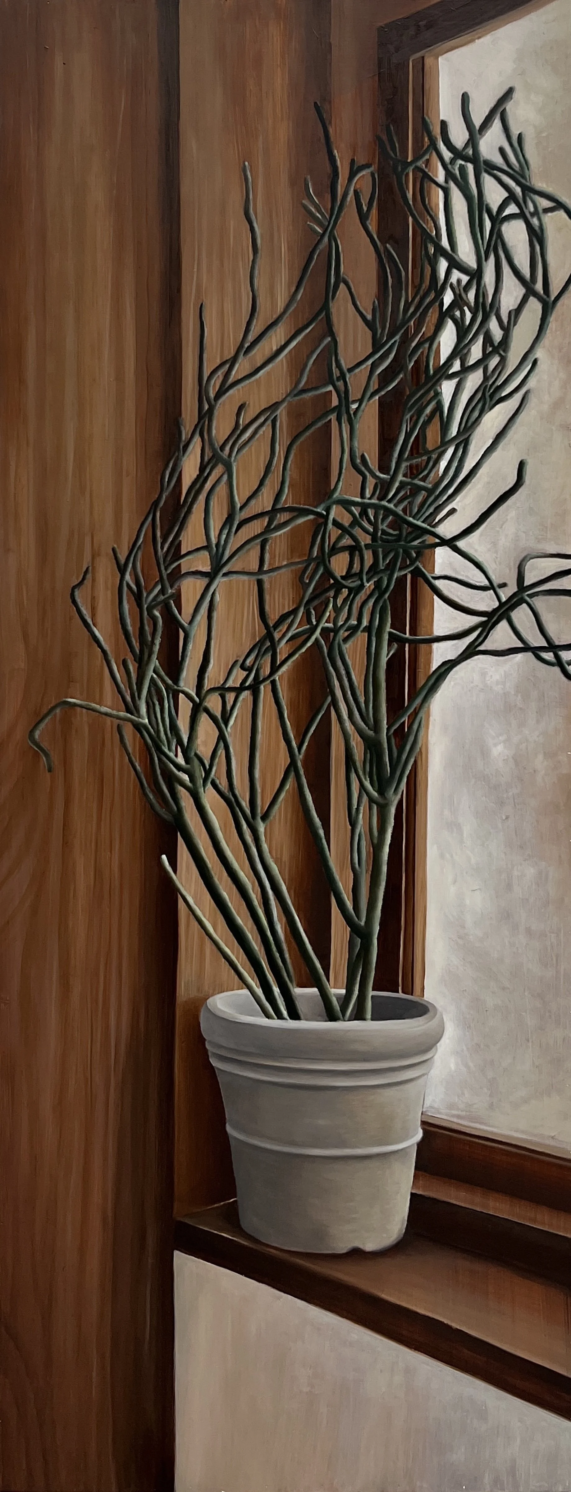 等待 Waiting |2022 |60x150cm |Oil on panel