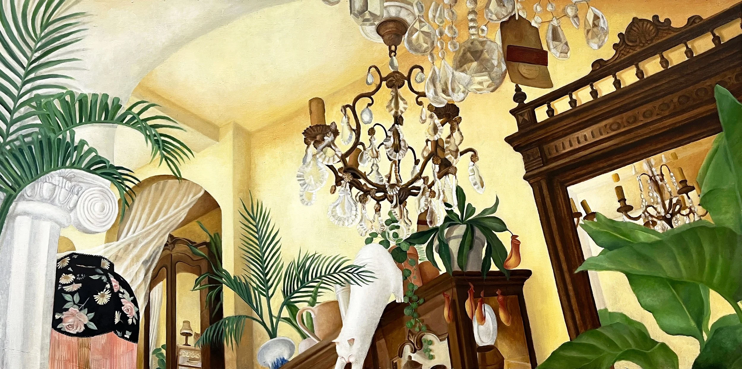 佈置 Decorate |2023 |240x120cm |Oil on panel