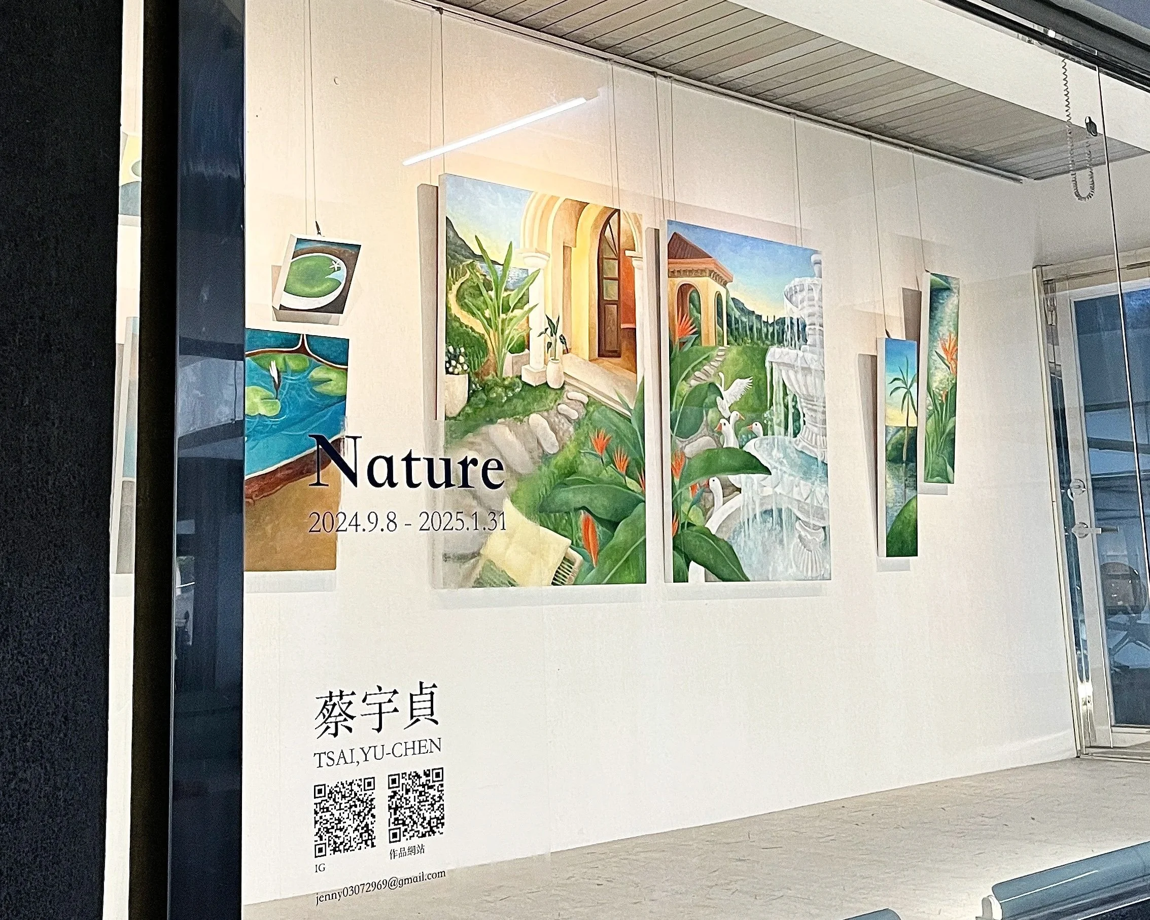 2024  "Nature", Tainan City Government Art Window, Tainan, Taiwan