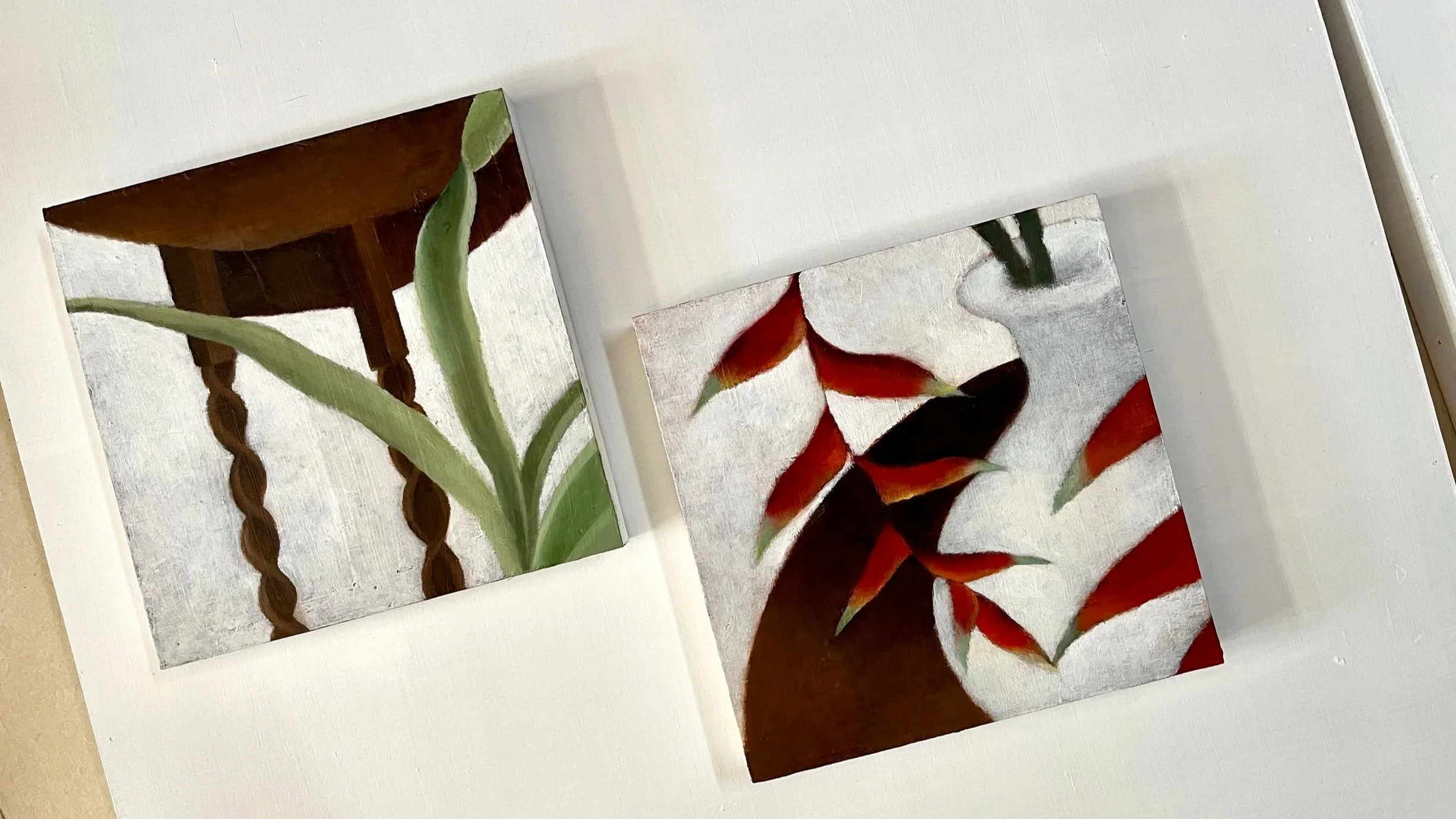 小角落3、1 Litttle corner 3, 1 |2023 |20x20cm (one piece) |Oil on panel