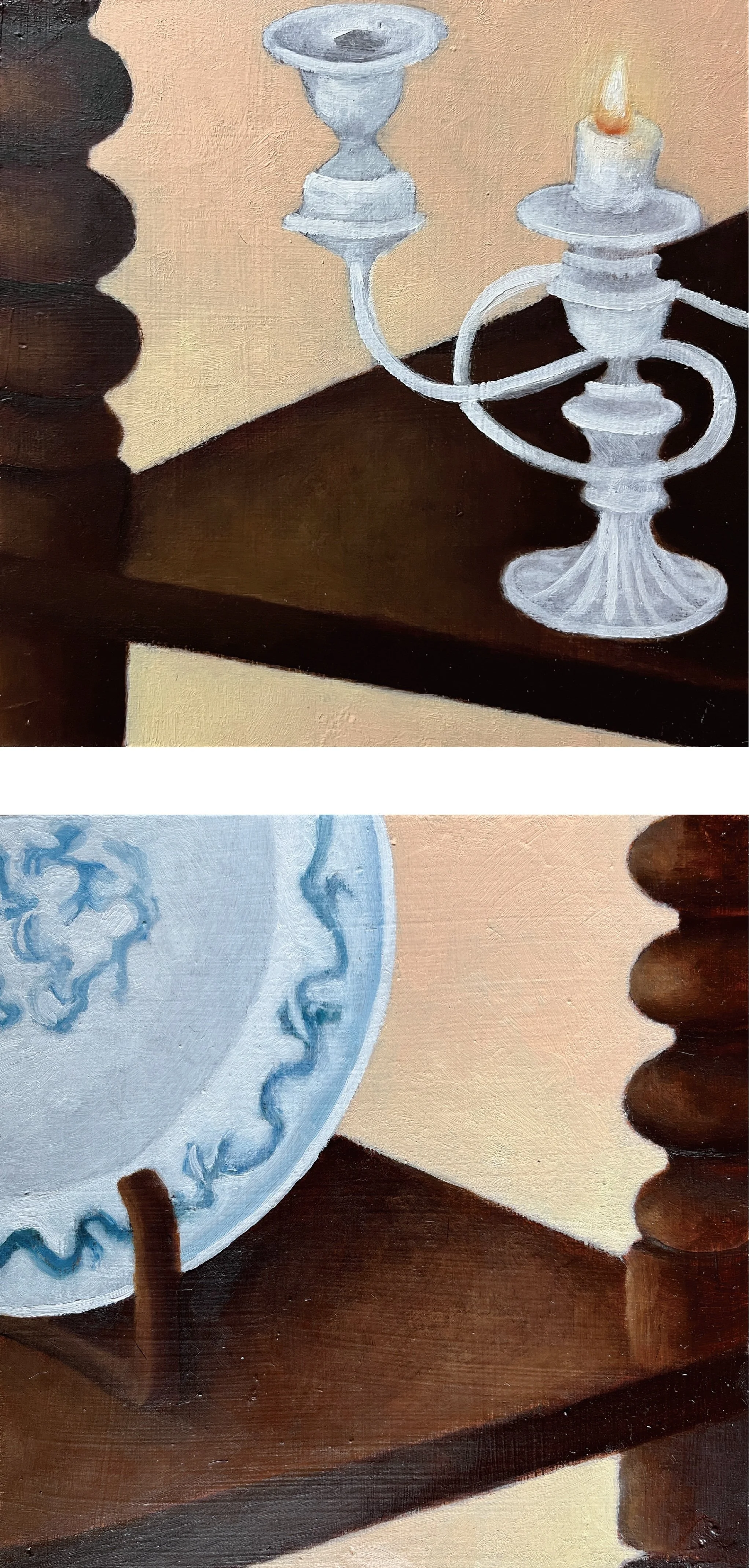 小層架 3-4 Antique etagere 3-4