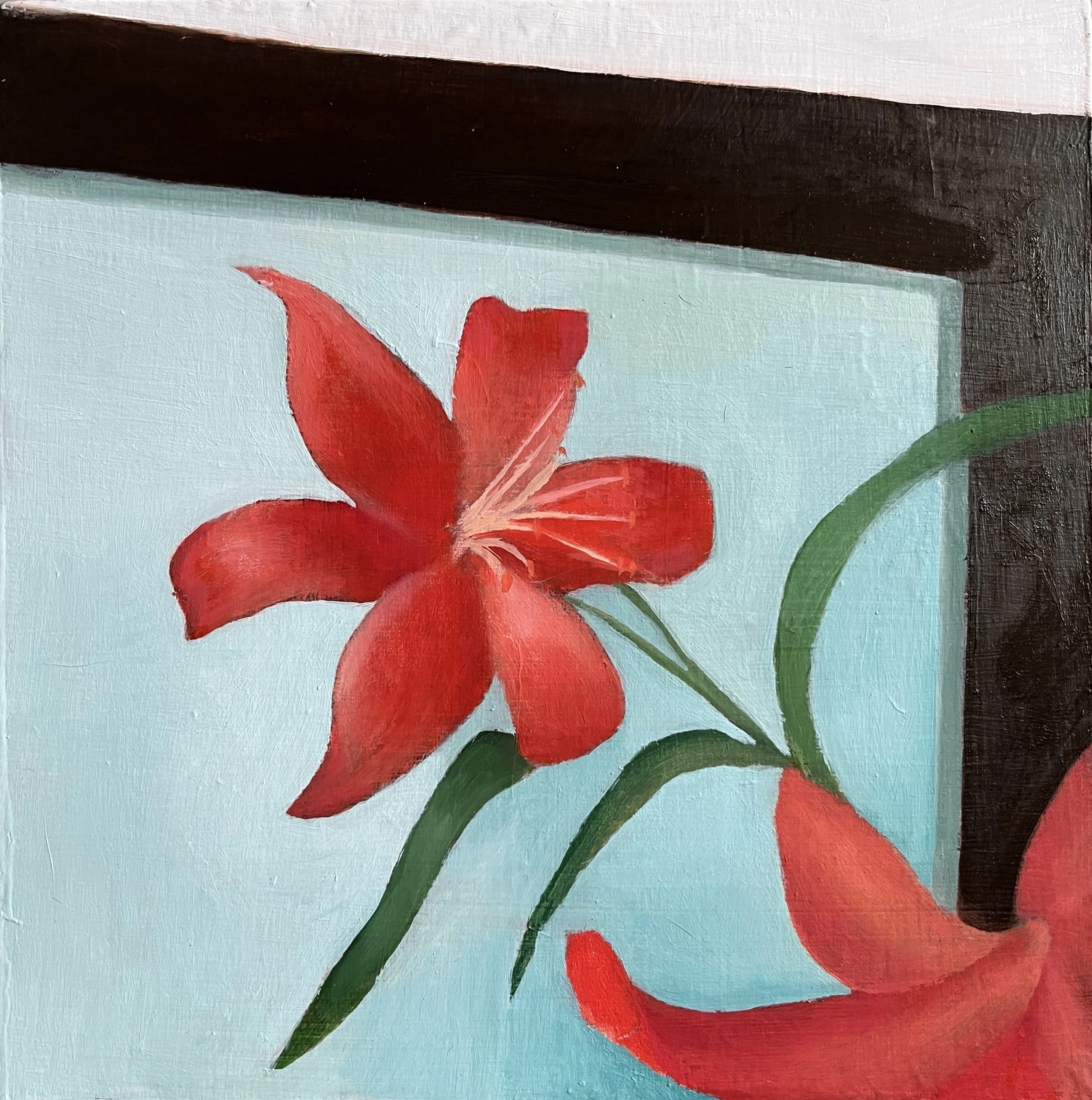 窗前花語1 Floral Whispers by the Window