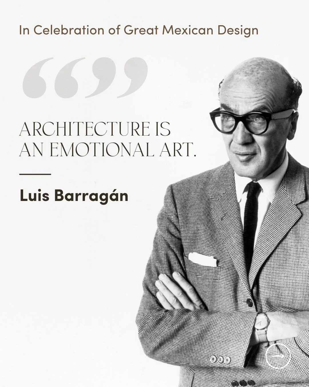 Design we admire moves slowly&mdash;warmth layered into form, craft woven into every surface. This Cinco de Mayo, we&rsquo;re reflecting on the Mexican design heritage that keeps minimalism rooted in story and soul.

#CincoDeMayo #LuisBarragan  #Hosp
