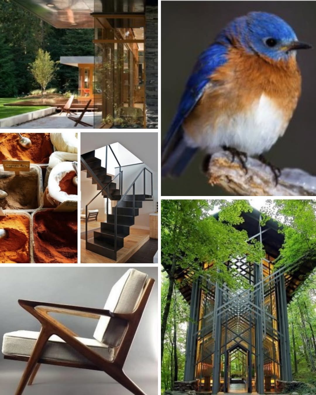 A mood board is more than inspiration pinned together - it's the moment a story starts to take shape. 

For the Marriott KC refresh, that story came from the city itself: the quiet confidence of Frank Lloyd Wright's usonian principals, the rhythm of 
