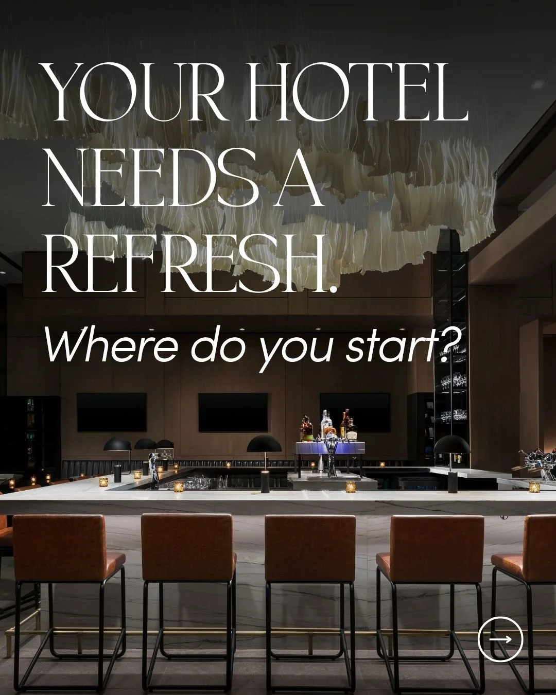 Meaningful refreshes come from clarity&mdash;small, strategic touches that transform how a space feels. You don&rsquo;t always need a full renovation; it&rsquo;s about being intentional where it matters most.

#HospitalityDesign  #BrandRefresh #Hospi
