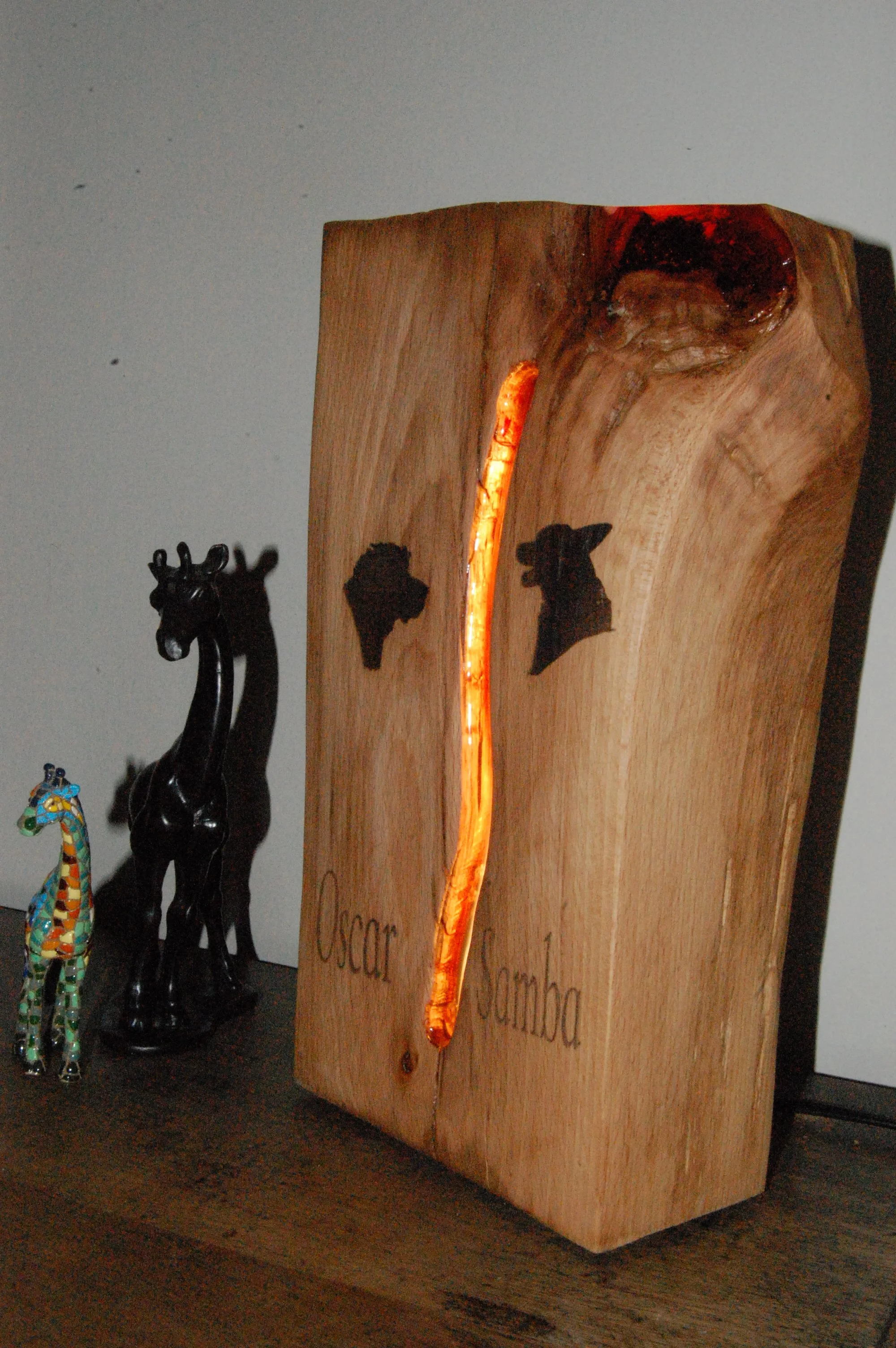 Le souvenir gravé et illuminé.