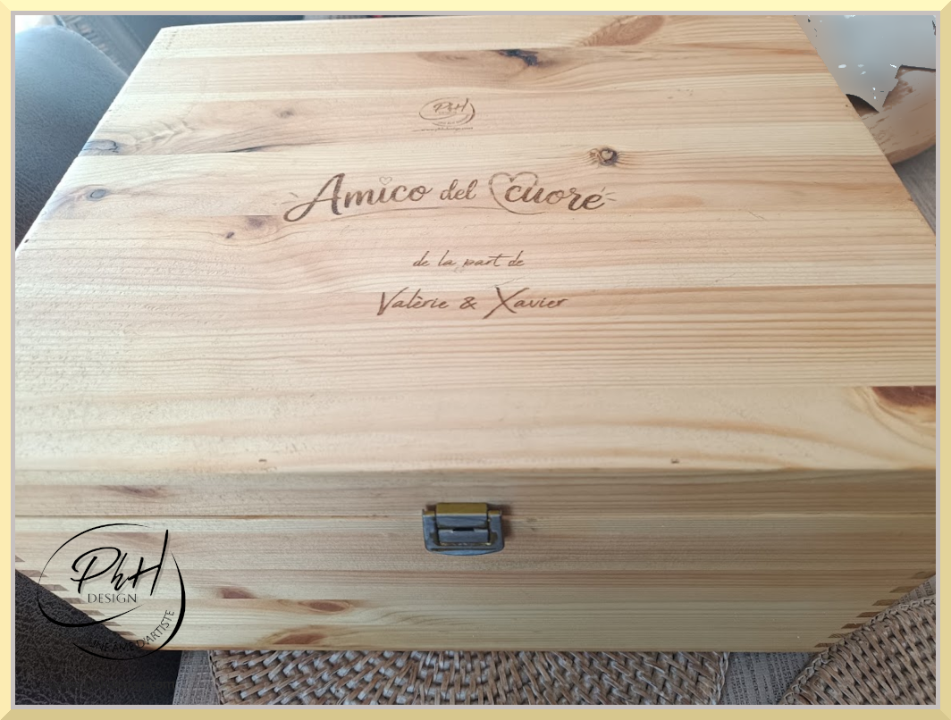 Boite cadeau personnalisée