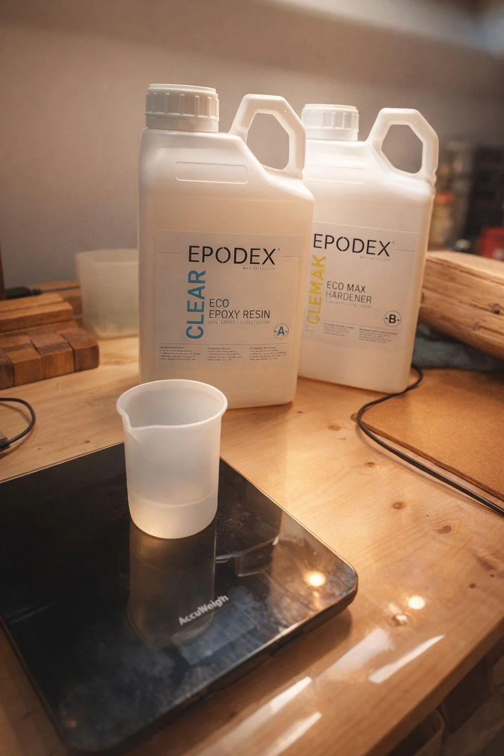 La résine utilisée pour tous mes projets