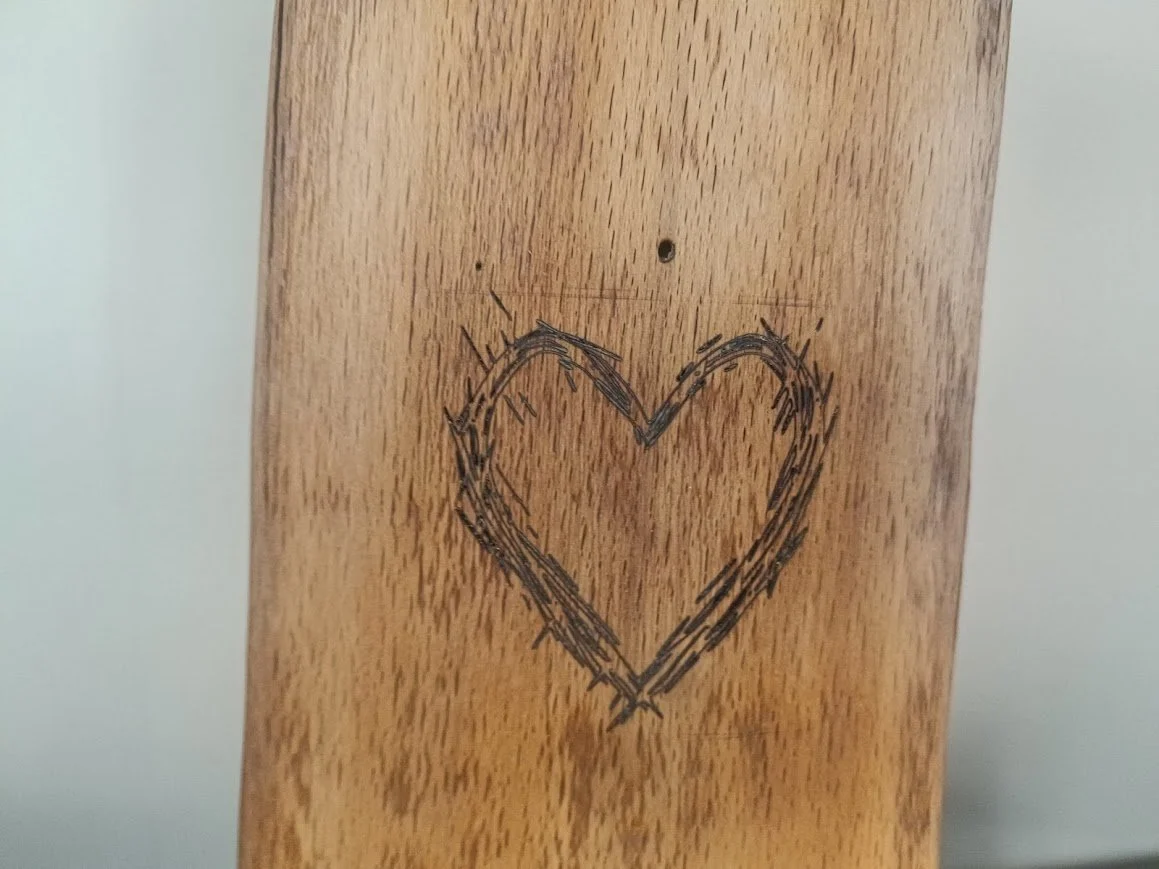 Le coeur gravé