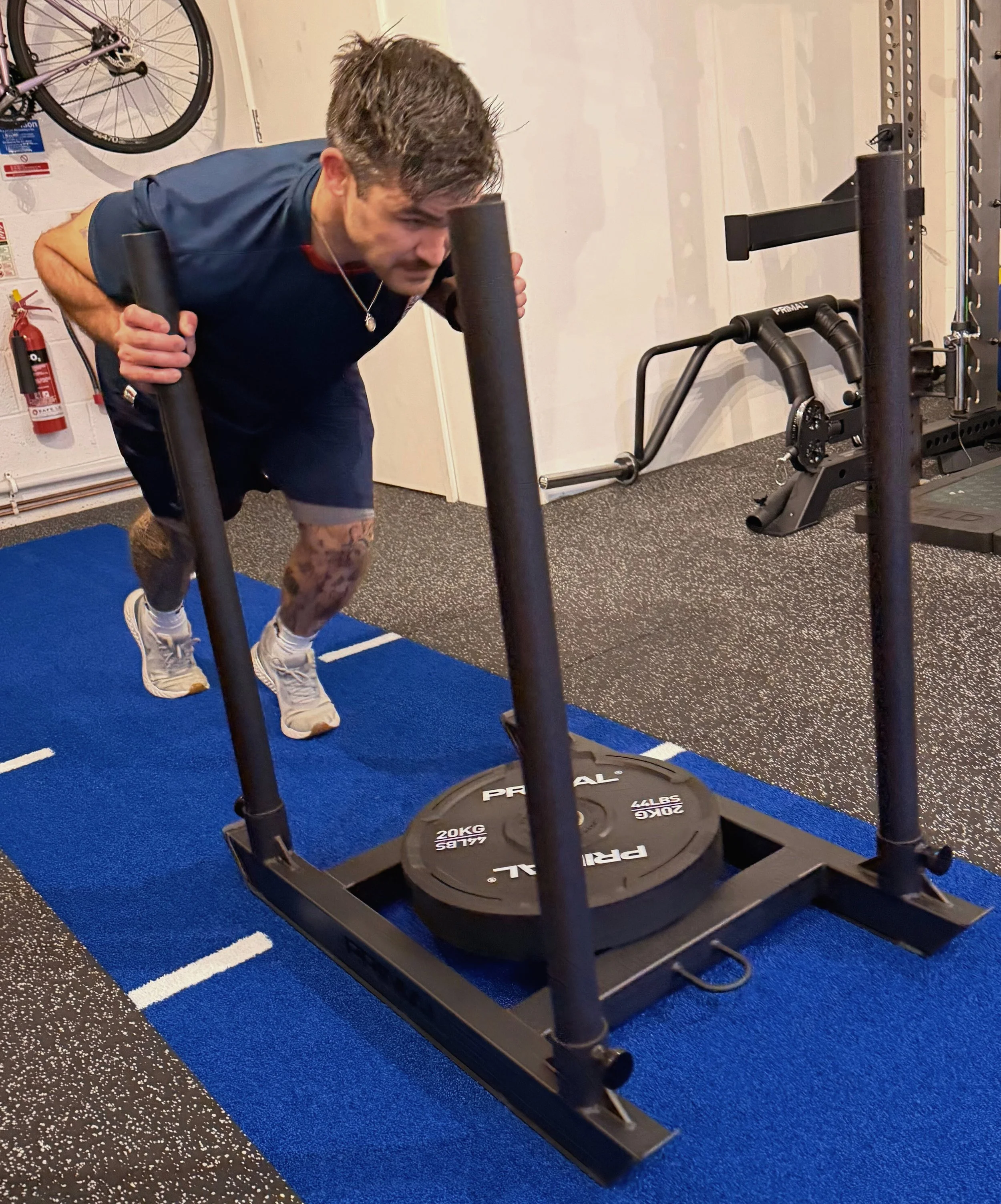 Prowler for Achilles tendon physiotherapy rehabilitation and strength & conditioning