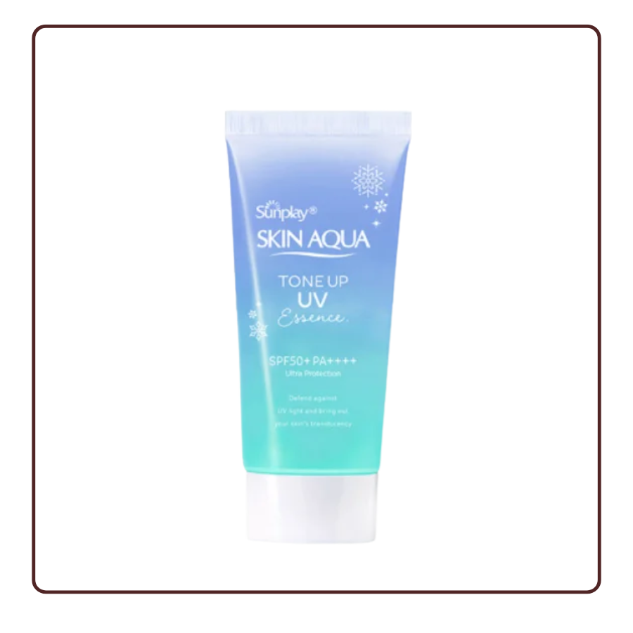 Kem chống nắng nâng tông Sunplay Skin Aqua Tone Up UV Essence Blue