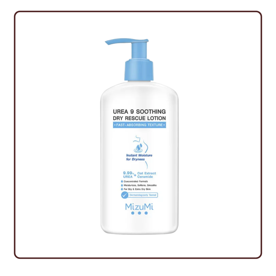 Sữa dưỡng thể MizuMi Urea 9 Soothing Dry Rescue Lotion