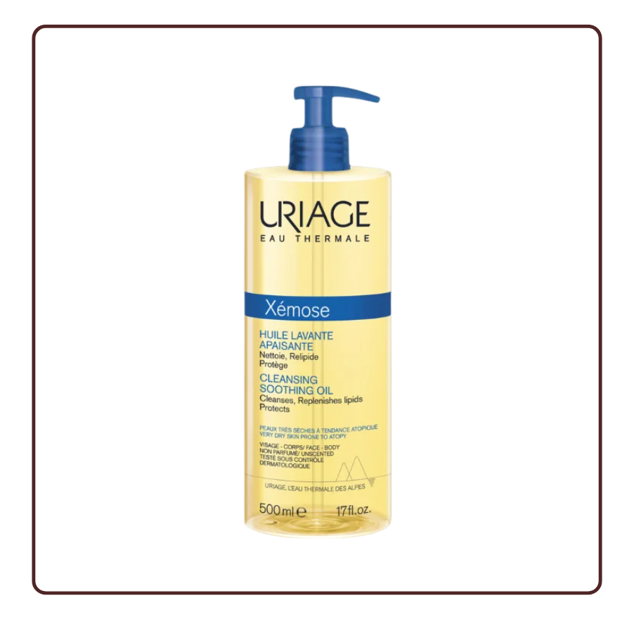 Gel làm sạch cho da khô, da cơ địa, chàm URIAGE XÉMOSE HUILE LAVANTE APAISANTE