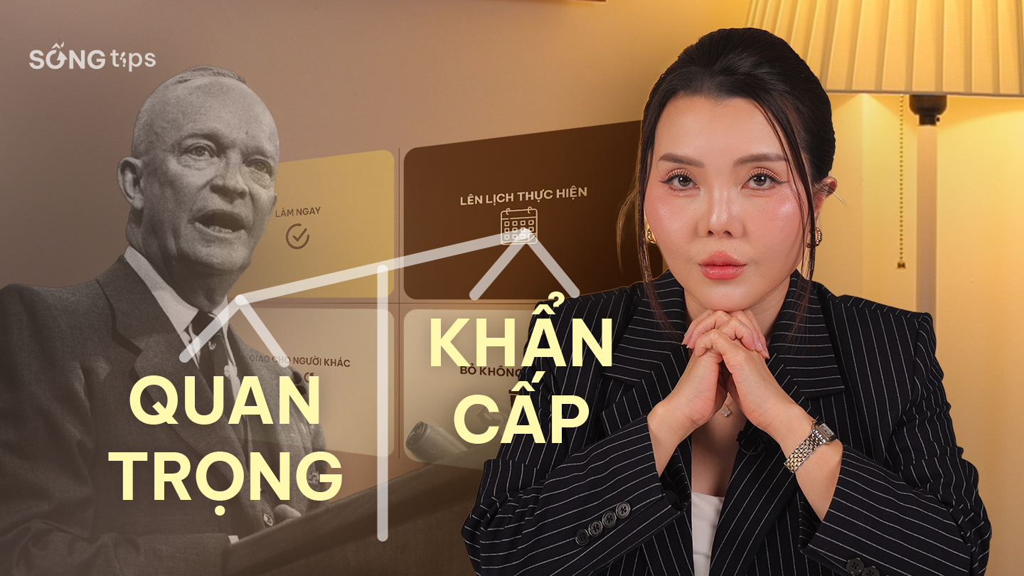 Ma trận Ưu Tiên - Eisenhower Matrix | Sống Tips