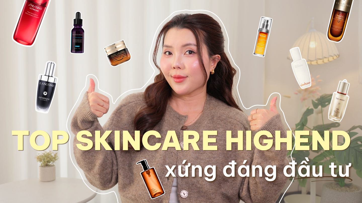 TOP 16 SẢN PHẨM SKINCARE HIGHEND XỨNG ĐÁNG | Mỹ phẩm highend có thật sự đáng tiền?