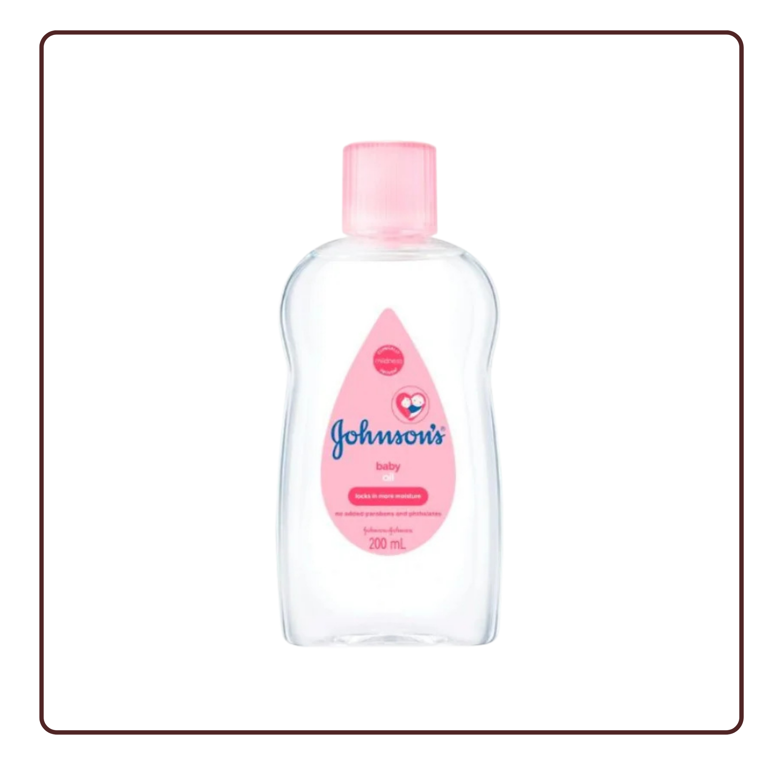 Dầu mát xa dưỡng ẩm Johnson's baby oil pink