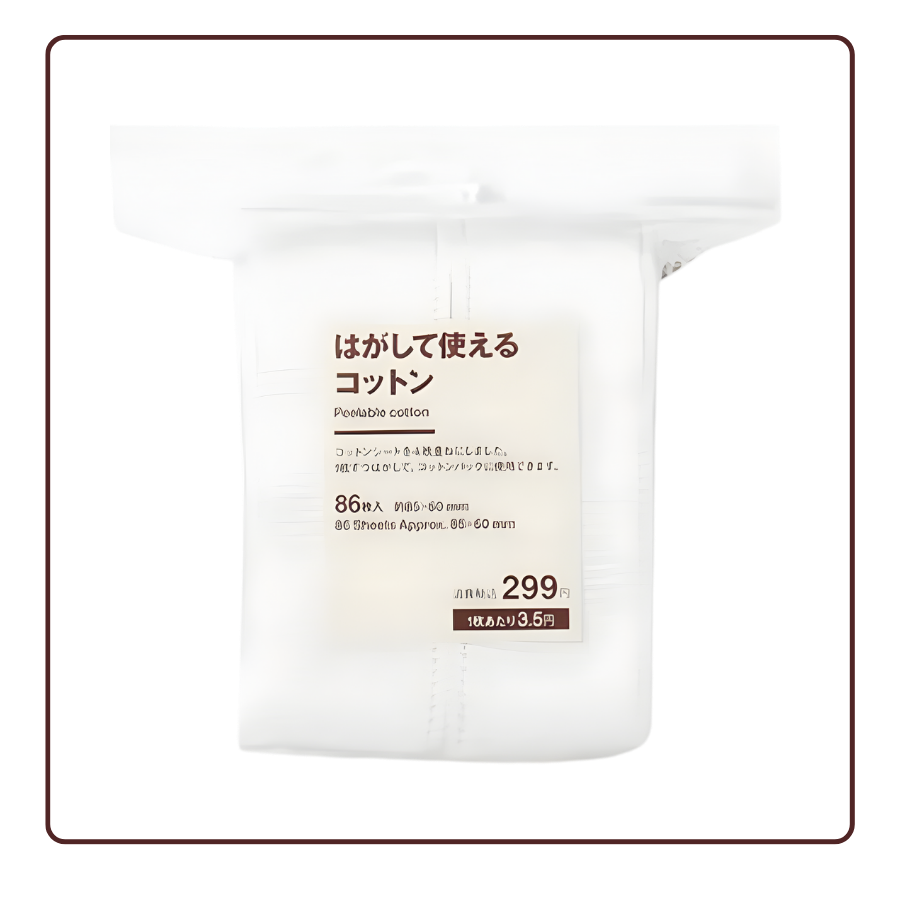 Bông Tẩy Trang 4 Lớp MUJI