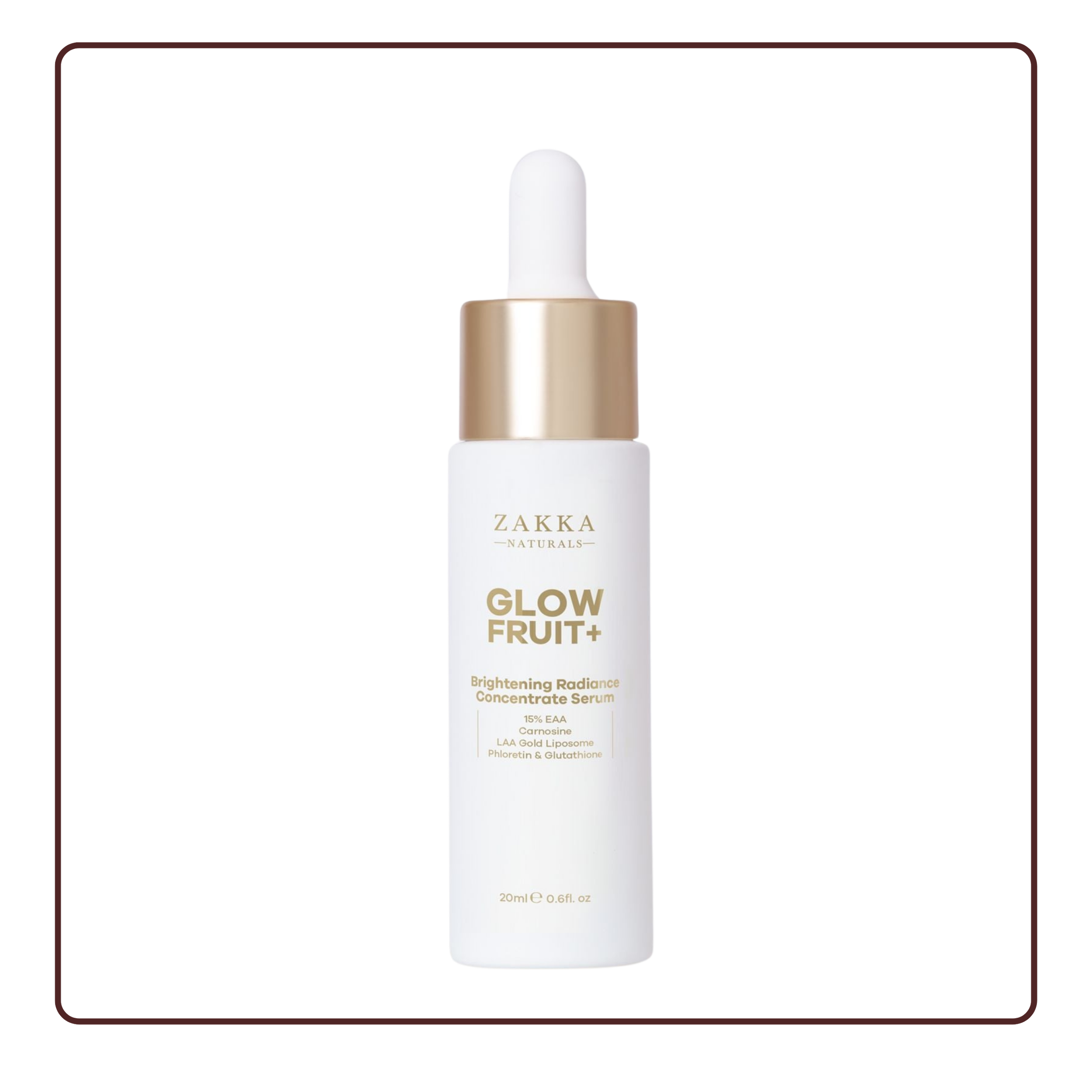 Serum Vitamin C Zakka Naturals GlowFruit+ Brightening Radiance Concentrate