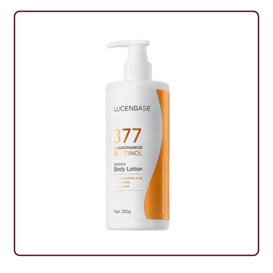 Sữa dưỡng thể 377 Niacinamide Retinol LUCENBASE