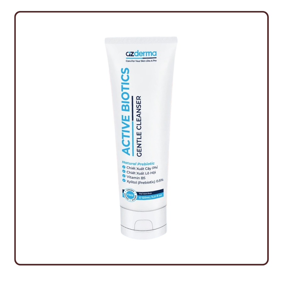 Sữa rửa mặt Azderma Active Biotics Gentle Cleanser