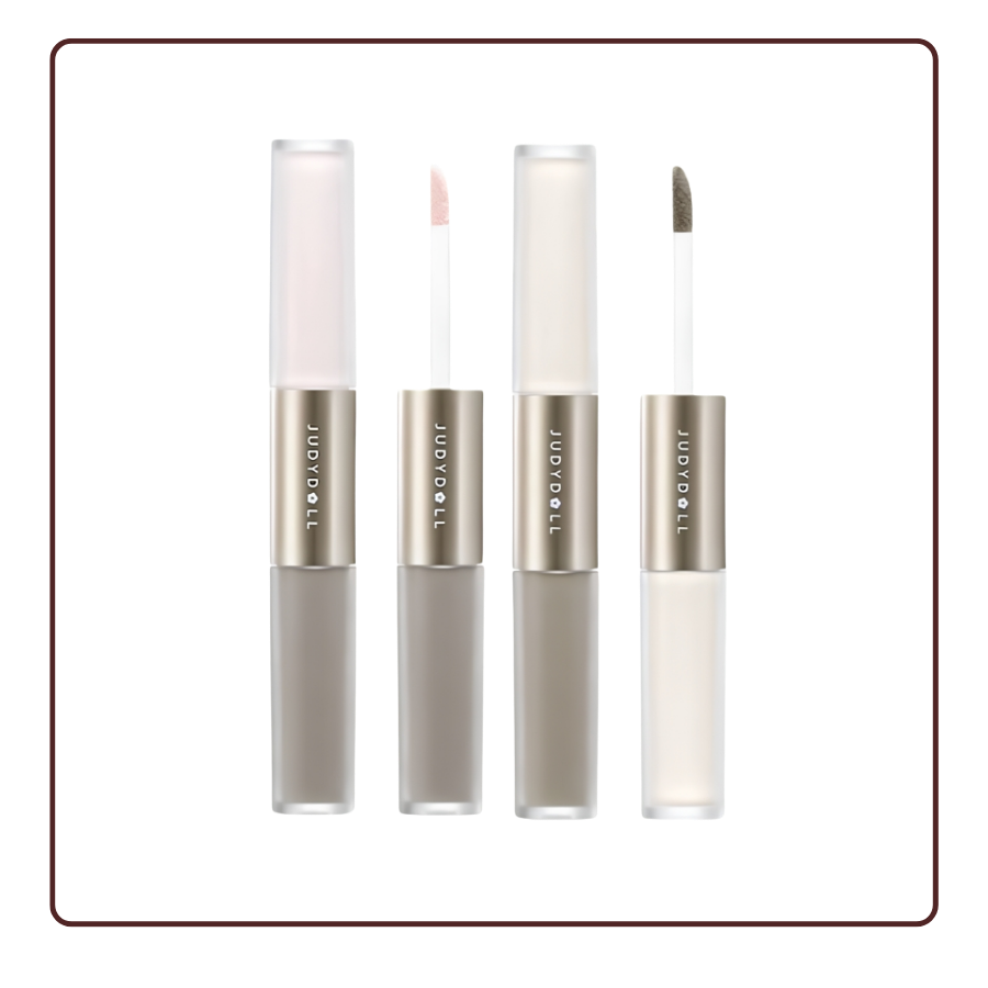Kem Bắt Sáng & Tạo Khối 2 Đầu JUDYDOLL Liquid Highlighter & Contour Duo