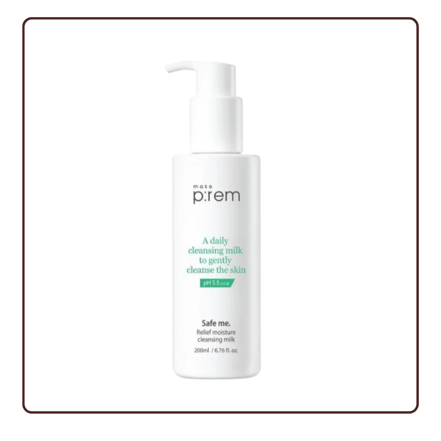 Sữa Tẩy Trang Make P:rem Safe me Relief Moisture Cleansing Milk