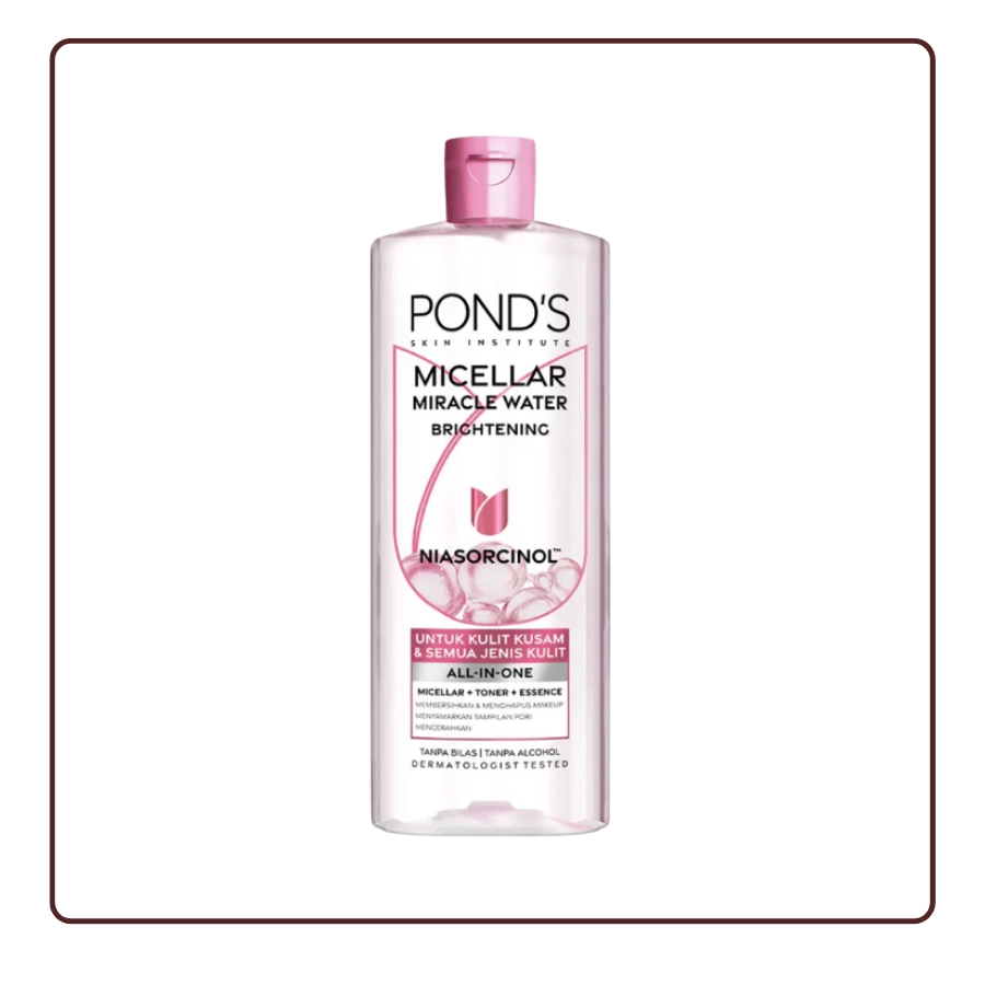 Nước tẩy trang Pond's MIRACLE WATER BRIGHTENING NIASORCINOL