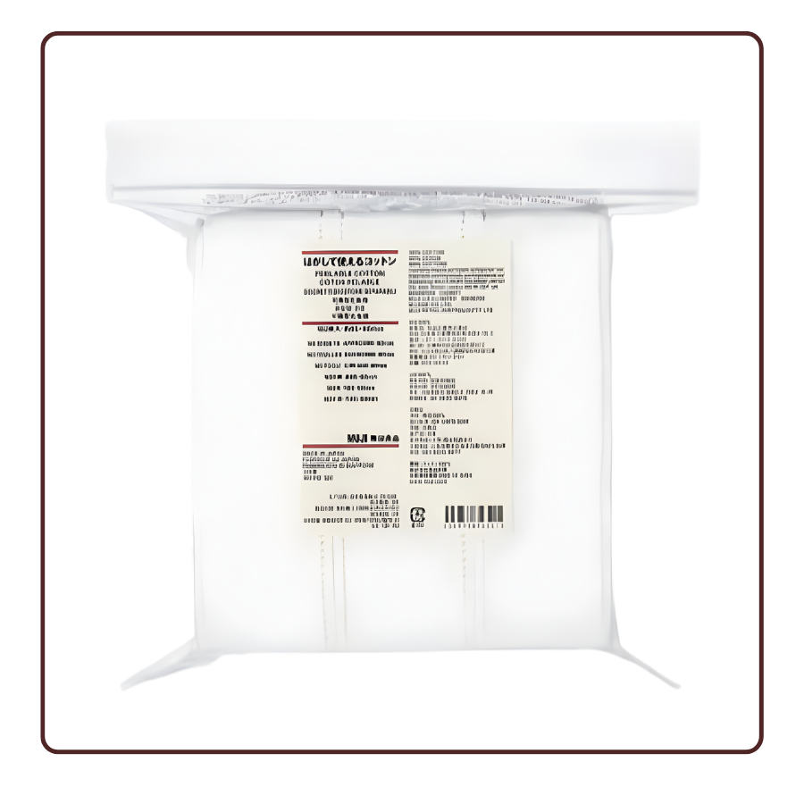 Bông Tẩy Trang Trắng MUJI