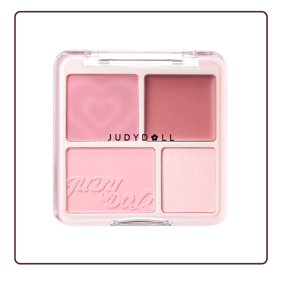 Bảng Phấn Má Hồng & Bắt Sáng JUDYDOLL Blush & Highlight Palette
