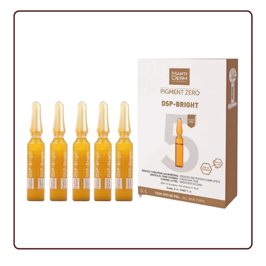 Hộp 5 ống Ampoule MartiDerm Pigment Zero DSP Bright