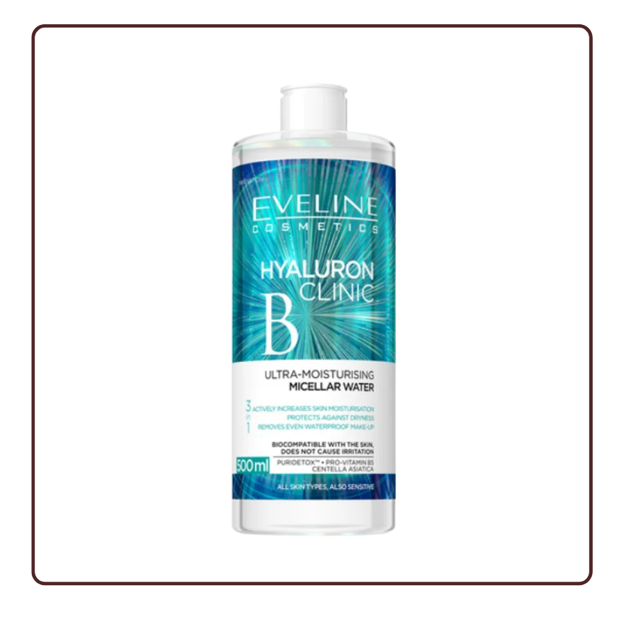 Nước tẩy trang Eveline hyaluronic B5 clinic