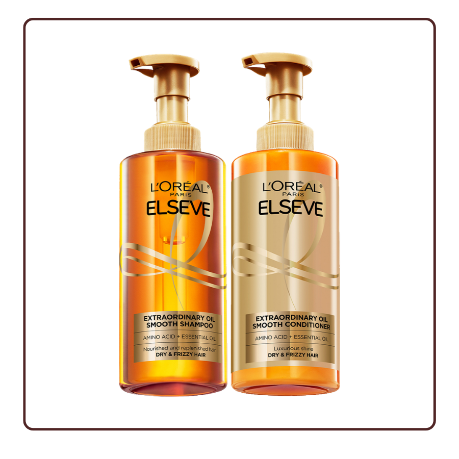 Bộ gội xả L'Oreal Paris Extraordinary Oil Smooth