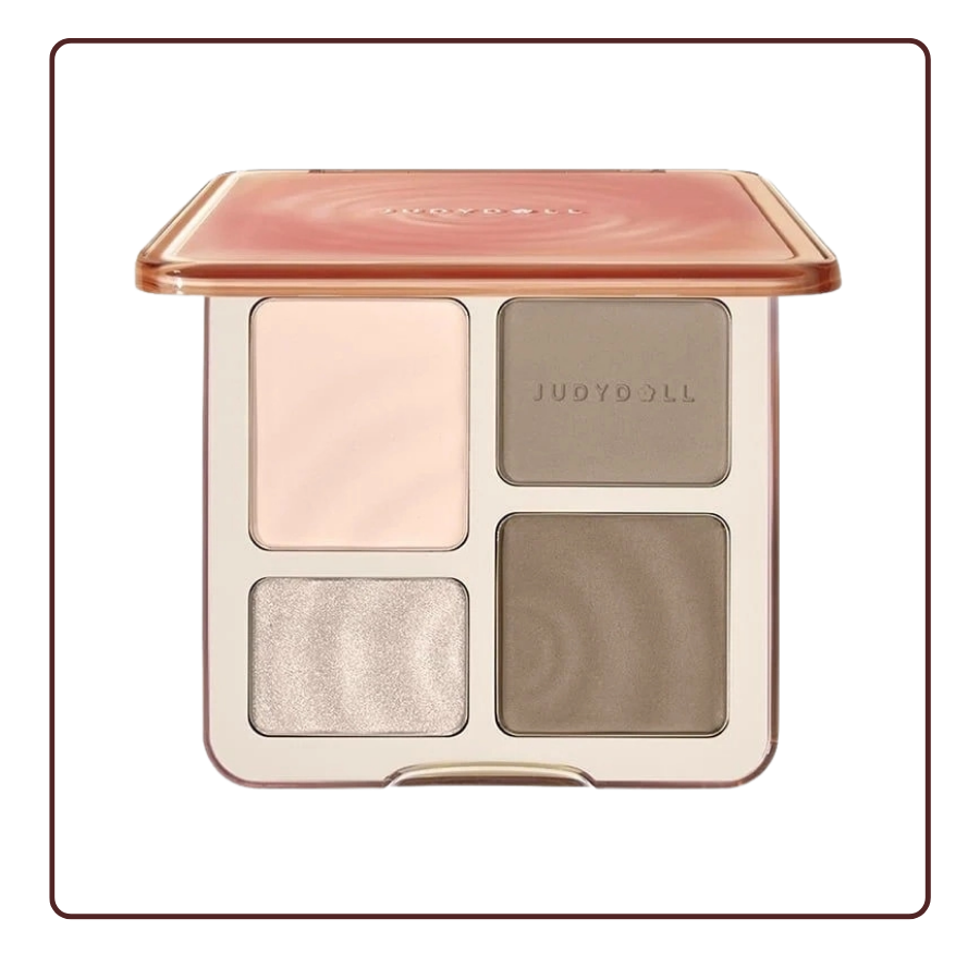 Bảng Phấn Tạo Khối Bắt Sáng JUDYDOLL Highlight & Contour Palette