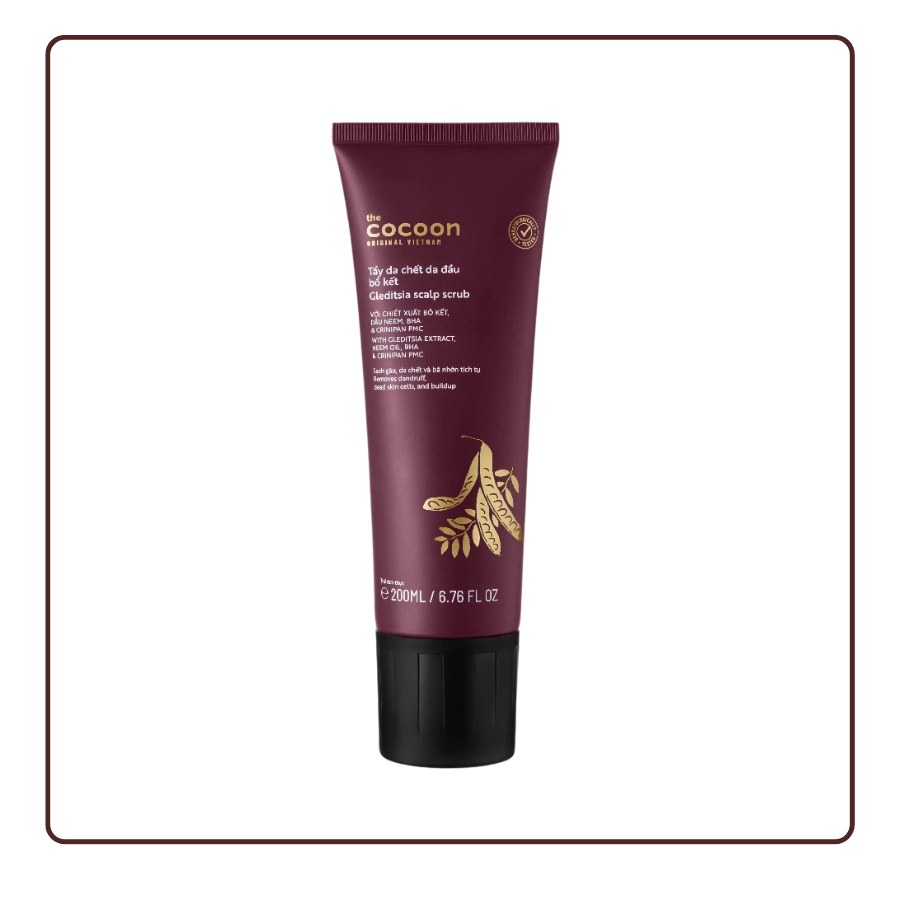 Tẩy da chết da đầu bồ kết Cocoon