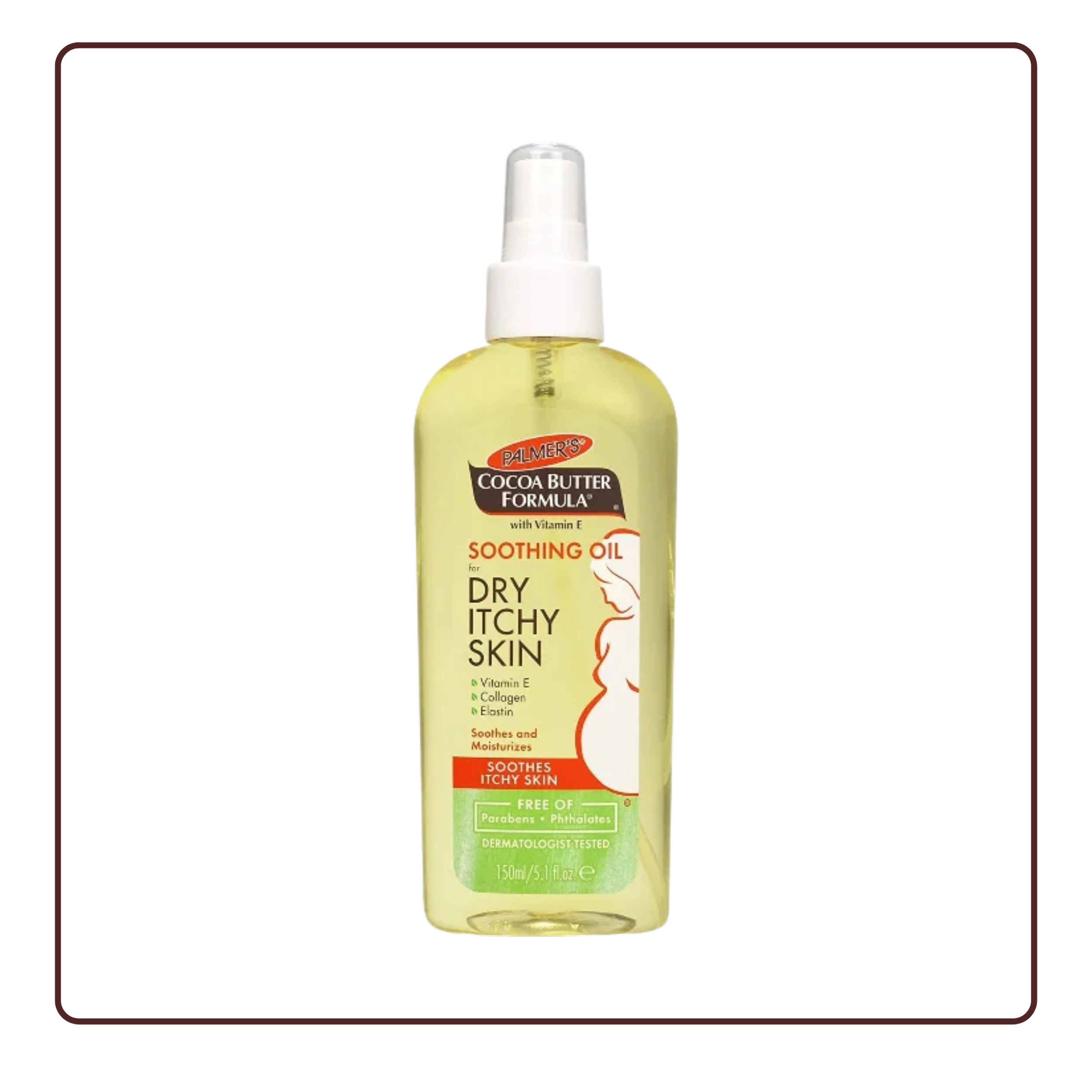 Dầu dưỡng làm dịu da khô ngứa Cocoa Butter Vitamin E Palmer’s