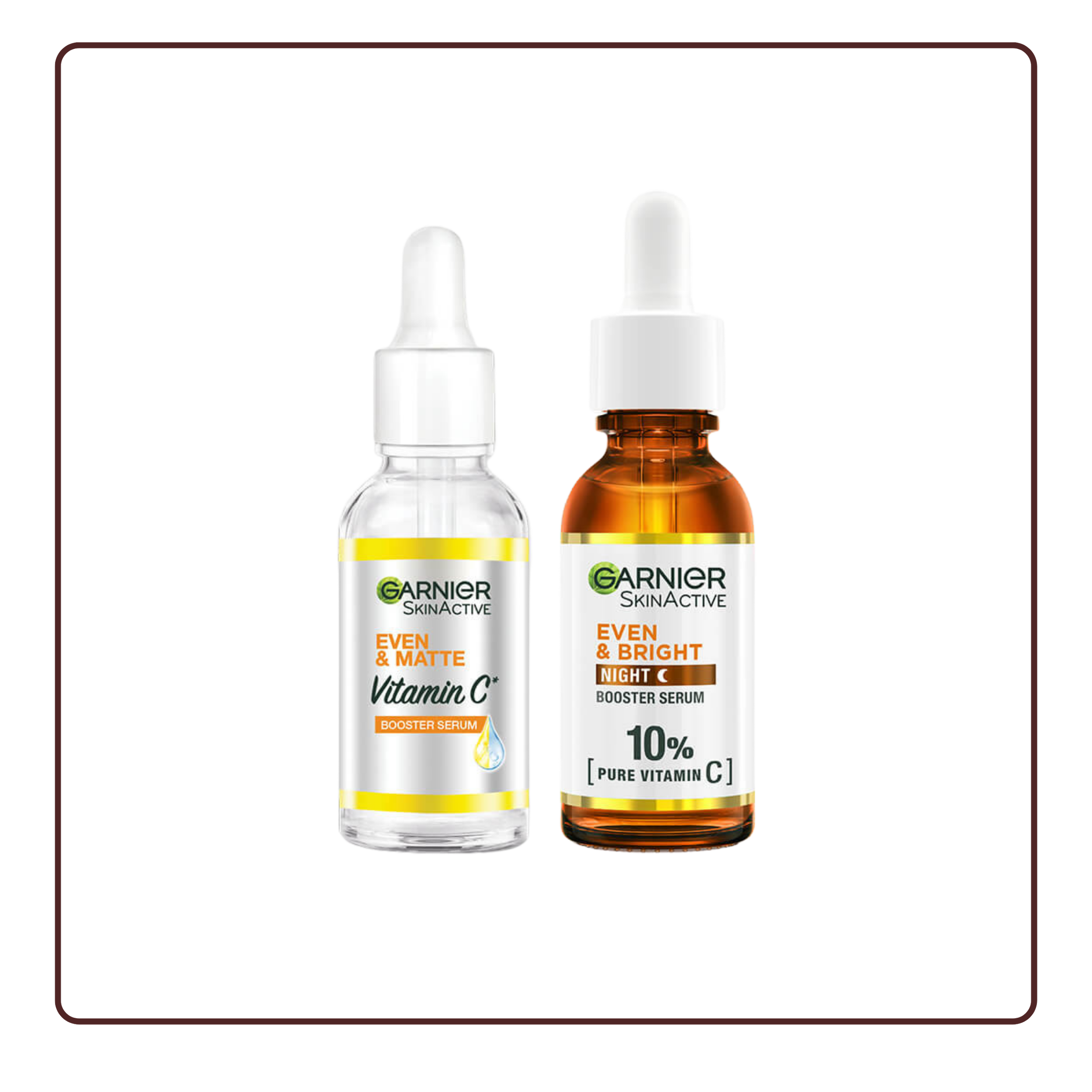 Bộ đôi Dưỡng chất Vitamin C Ngày & Đêm Garnier Bright Complete