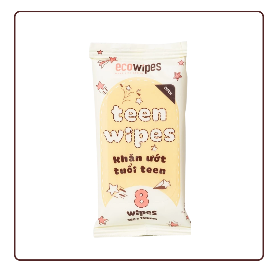 Khăn ướt mini size Teen EcoWipes