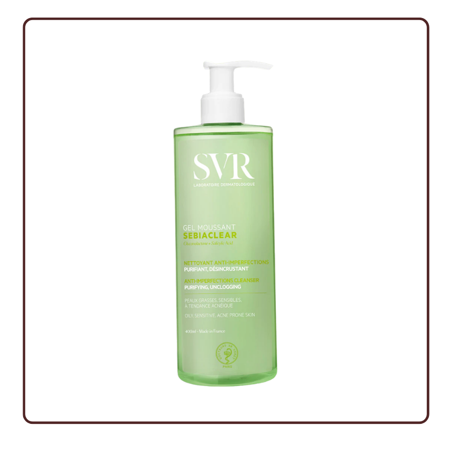 Gel rửa mặt SVR Sebiaclear Gel Moussant
