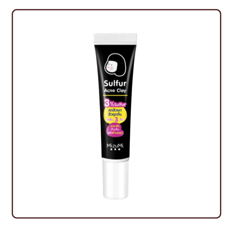 MizuMi Mặt Nạ Đất Sét Sulfur Acne Clay