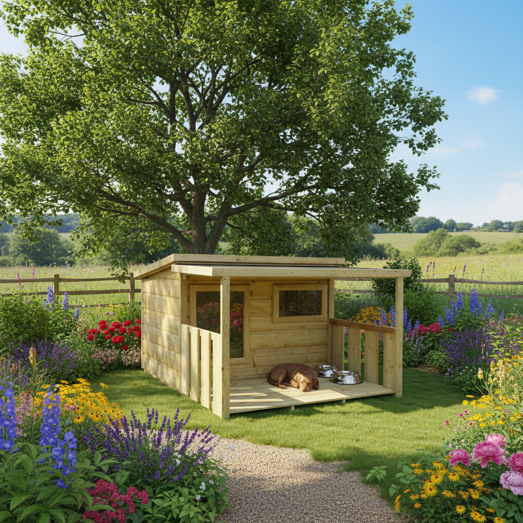 Handmade insulated dog house built in carlow. these kennels can be delivered to dublin Cork Kerry Waterford Wexford Limerick and everywhere around Ireland