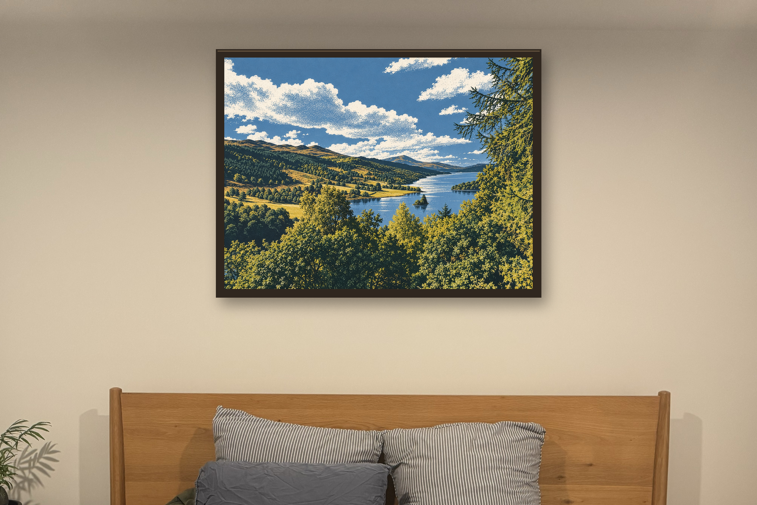The Long Water — Three Print Styles