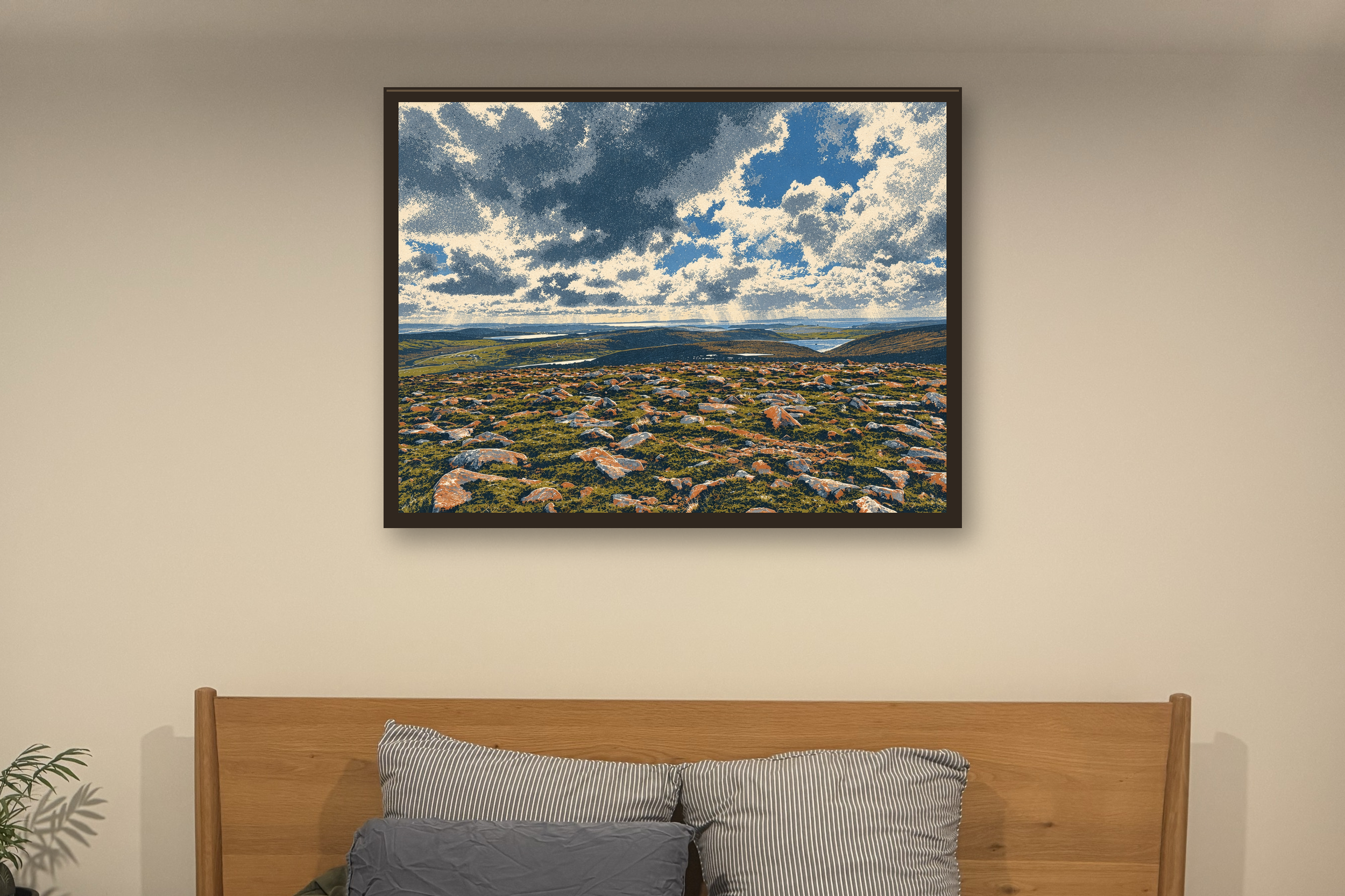Distance After Rain — Three Print Styles