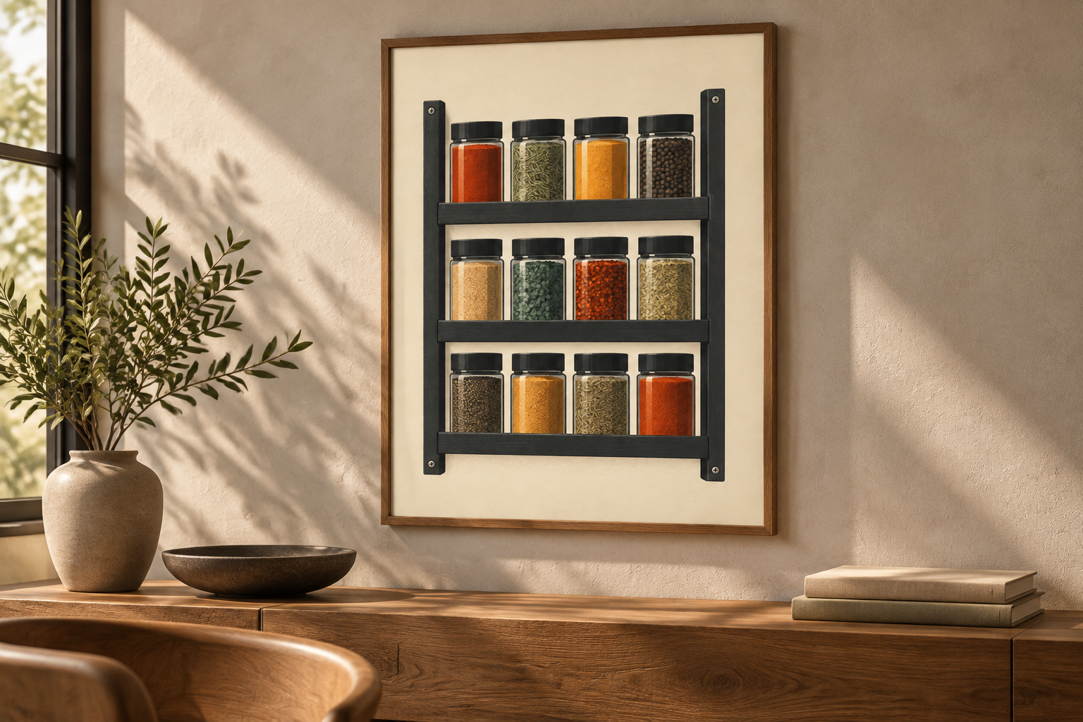 The First Jar art print displayed in an atmospheric contemporary interior.